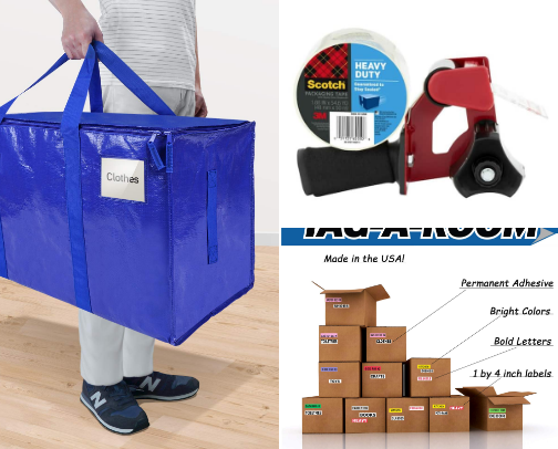 I Ditched the Movers and Moved Myself.   (This is What I Used!) cover photo collage