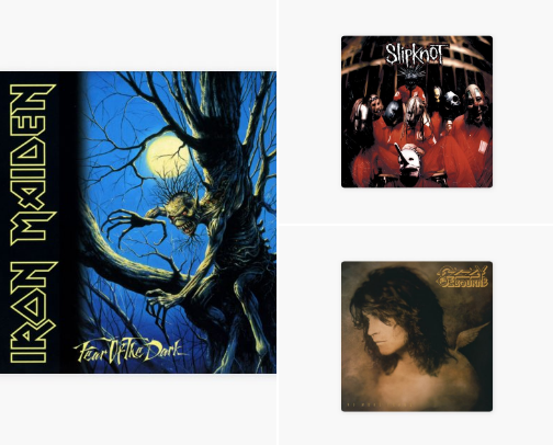 Sounds That Shaped Me: From Sabbath To Maiden cover photo collage
