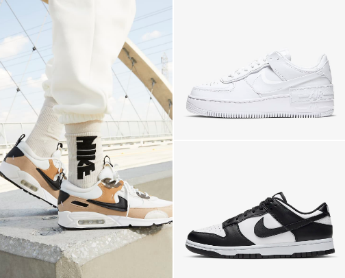 sneakers that are most popular lately 👟 cover photo collage
