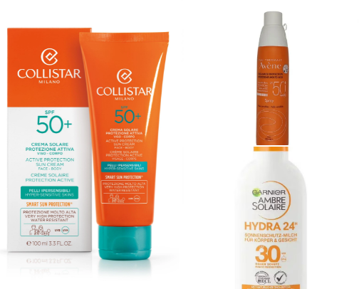 My favourite spf for summer 2025 cover photo collage