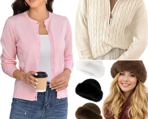 My winter essentials cover photo collage