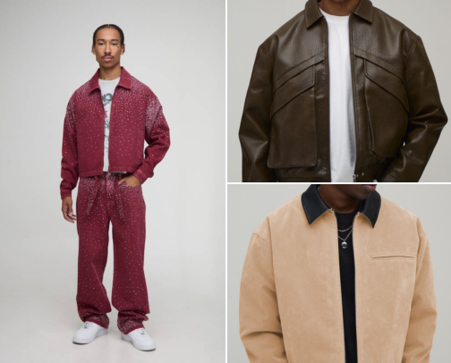 Boohooman fits cover photo collage