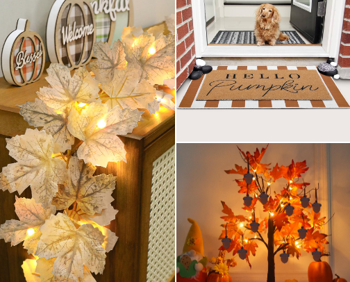 🍁FALL DECOR ITEMS cover photo collage