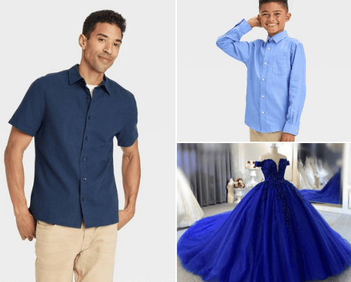 Blue cover photo collage
