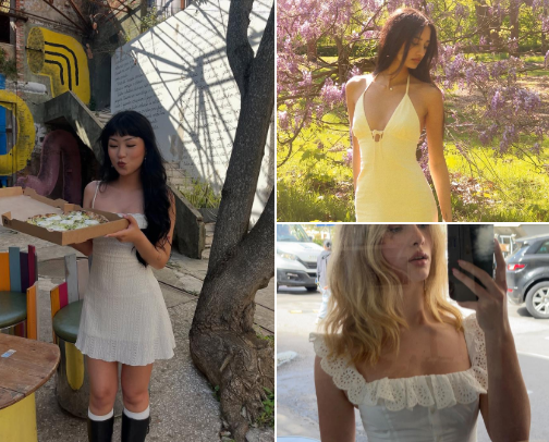 beachy outfits 🌊🩵✨ cover photo collage