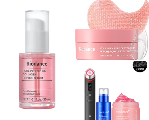 Glass skin skincare (doesn't feel oily) cover photo collage
