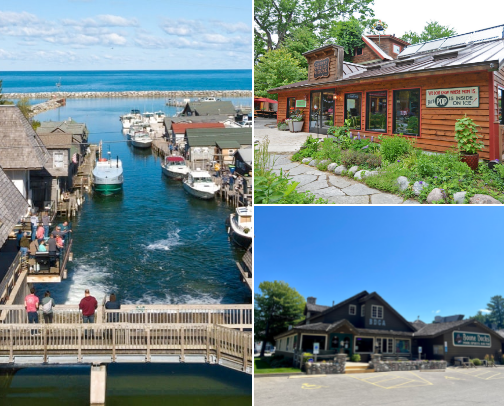 Glen Arbor & Historic Fishtown Family Itinerary cover photo collage