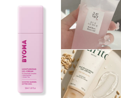 Lightweight Gel Moisturizers for Oily Skin and Humid Weather cover photo collage