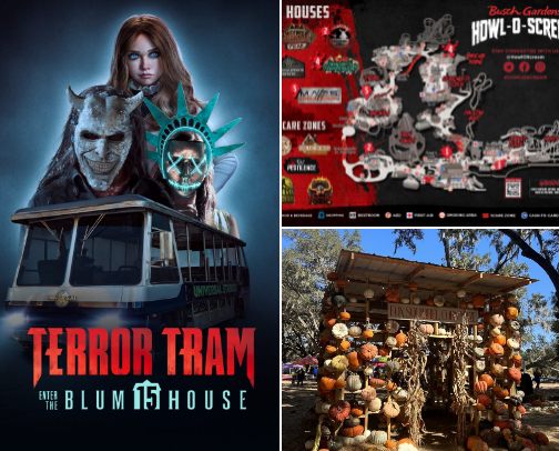 Halloween places cover photo collage
