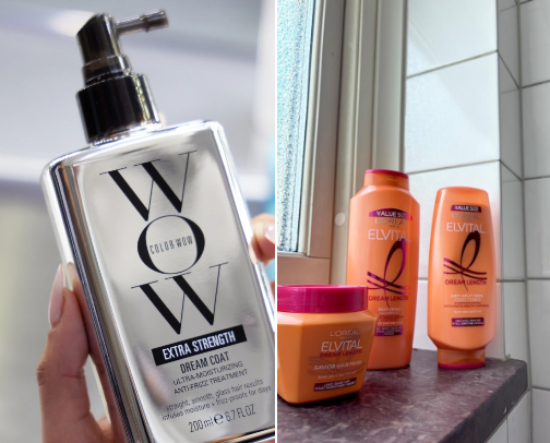 Hair care products 🫧🎀🥥🍉⭐️ cover photo collage