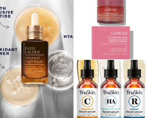 Top Luxury Beauty Products for Glowing Skin that I personally love and are worth the money cover photo collage