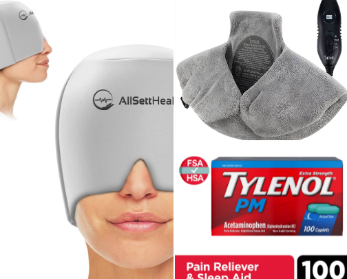 My migraine reliefs cover photo collage