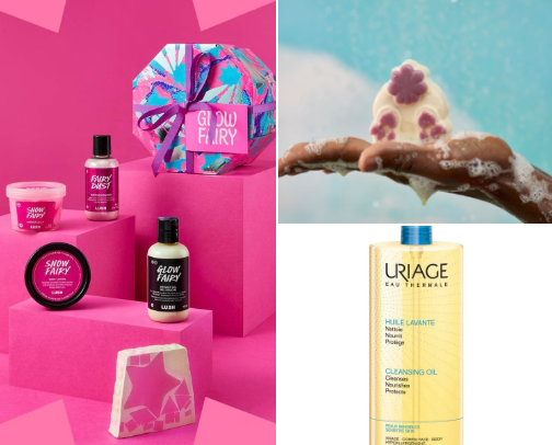 Body & Hair products cover photo collage