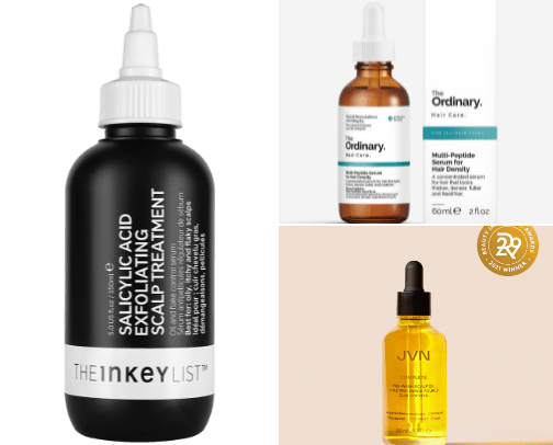 hair growth / scalp care cover photo collage