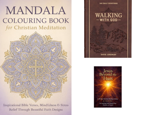 Faith resources I return to when life feels heavy cover photo collage