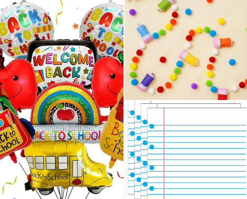 Back to Homeschool Party cover photo collage