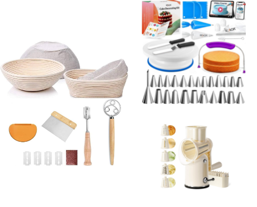 a baker's dream cover photo collage