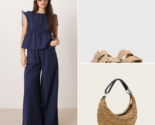 Old money spring outfits cover photo collage