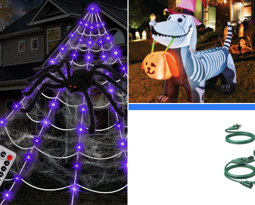 50 Amazing Halloween Outdoor Decorations cover photo collage