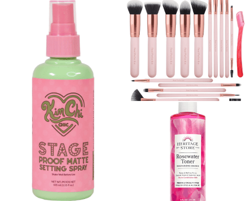 Makeup Must-Haves – Foundations, Brushes, Palettes & Lashes cover photo collage
