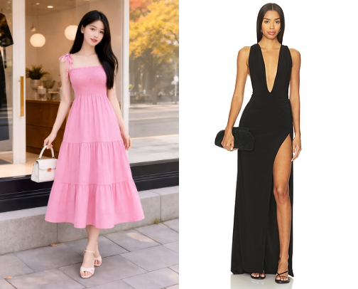 Elegant & Casual Dress Picks for Women 👗 cover photo collage