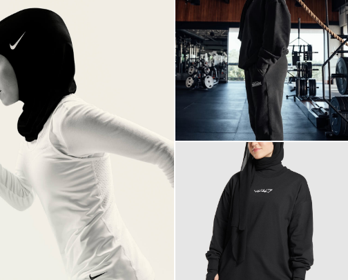 Must have for hijabi gymrats cover photo collage