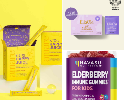 Daily Vitamin Must-Haves for Little Ones cover photo collage