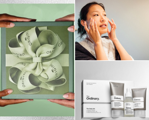 Skincare cover photo collage
