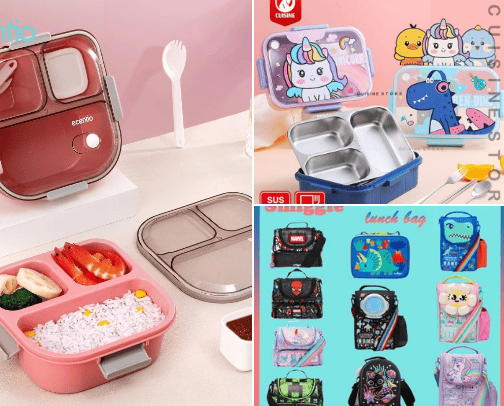 Lunch Box Set 🍱 cover photo collage