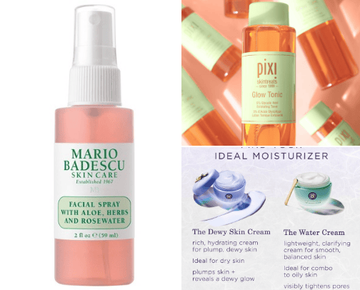 skin care cover photo collage