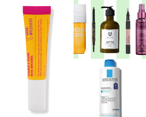 Skin care cover photo collage