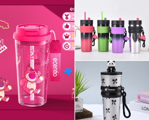 Rekomendasi botol minum yang lucu banget cover photo collage