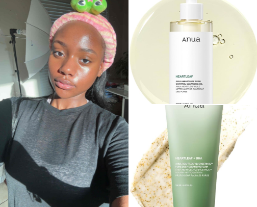 Skin so clear it’s like looking at glass cover photo collage