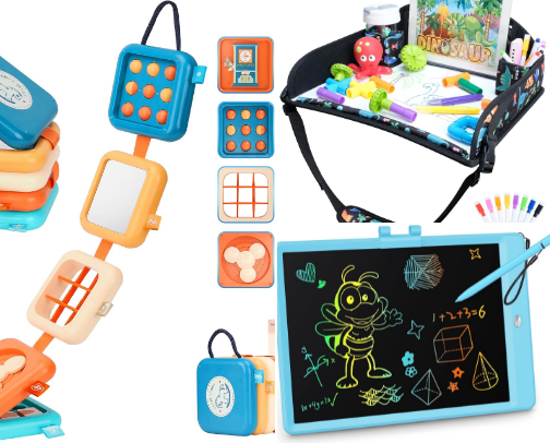 Travel with kids cover photo collage