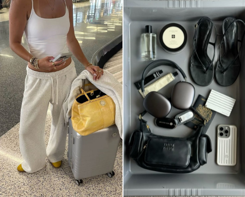 Airport essentials for a baddie on the go ✈️✨ cover photo collage