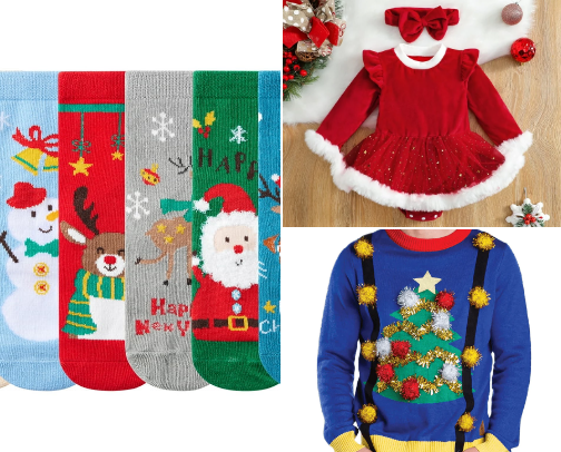 Christmas and Holiday Fashion cover photo collage