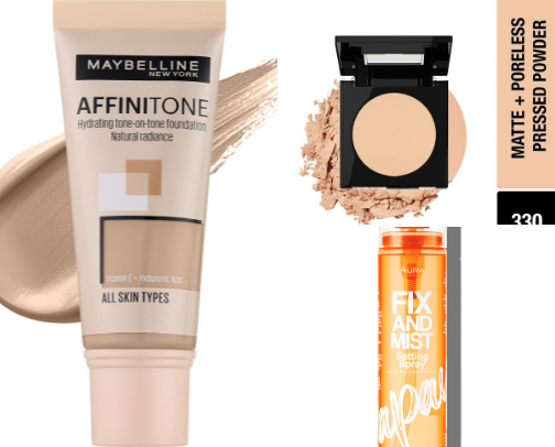Makeup favs low budget cover photo collage