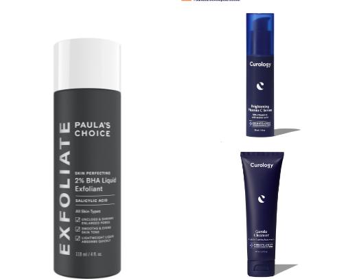 Sensitive// Acne Prone Skincare Recs cover photo collage