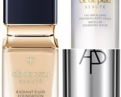 High End makeup and skin care cover photo collage