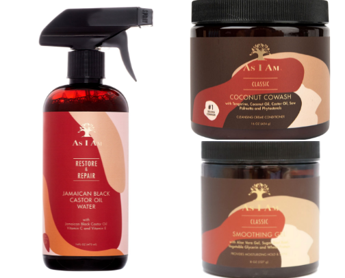 Black Haircare Products cover photo collage