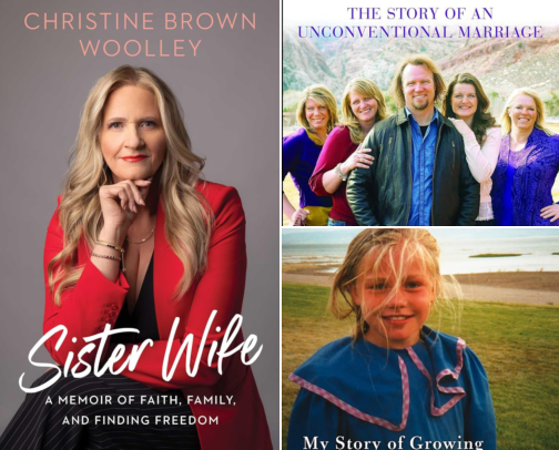 Sister Wife: A Memoir of Faith, Family, and Finding Freedom Reading Companions cover photo collage