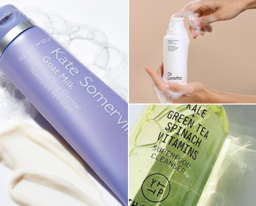 🌟15 best hydrating cleansers for dry and dehydrated skin (Gentle and Derm approved picks) cover photo collage