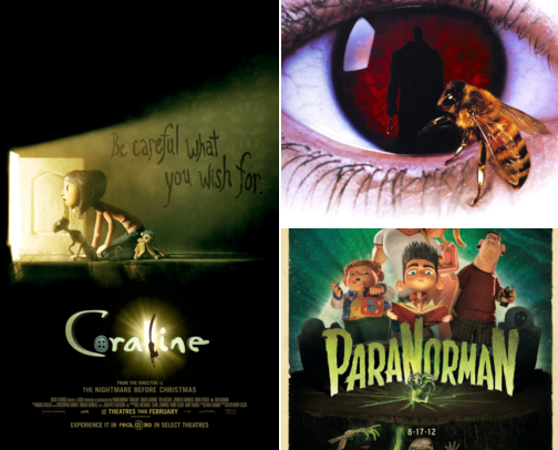 my annual spooky season watchlist ✨👻 cover photo collage