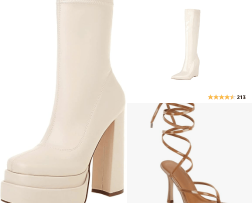 My Amazon Shoe Favs 🖤🥂 cover photo collage