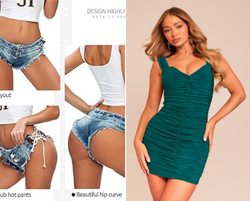 Women's Sexy Clothing Line cover photo collage