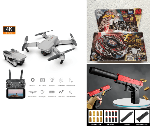 Toys and Games cover photo collage