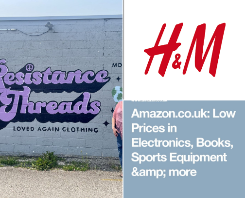Clothes & Shopping cover photo collage