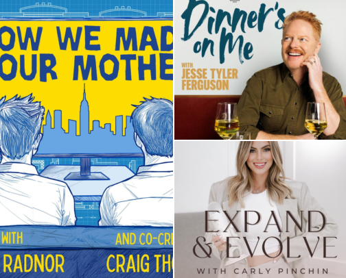 The Ultimate Daily Playlist: Life changing mindsets, TV nostalgia, and pure comedy podcasts. 🎧 cover photo collage
