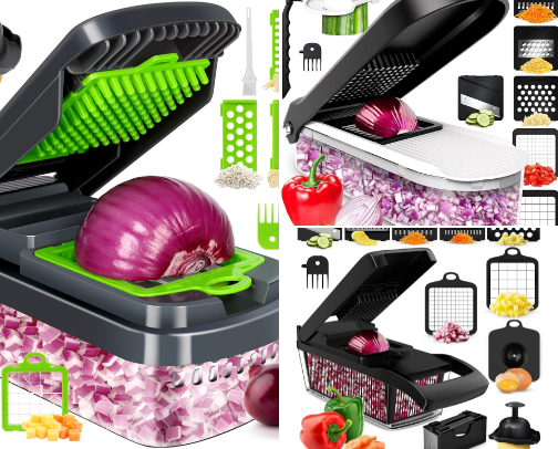 Top-Rated Vegetable Chopper for Fast and Easy Cooking cover photo collage