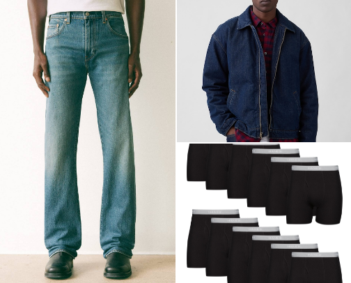 Male closet cover photo collage